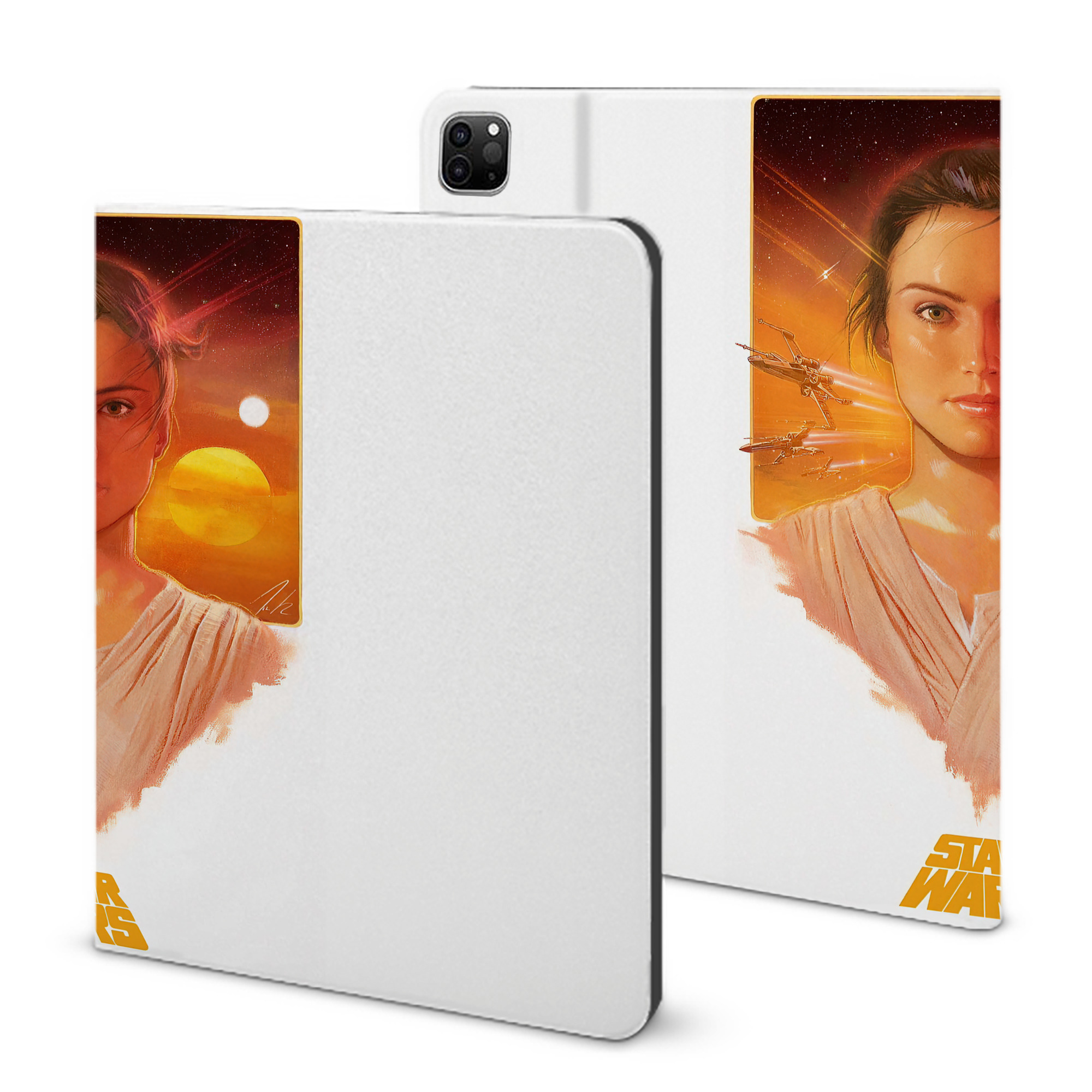 （画像用） スター・ウォーズ Star Wars IPad ケース ブック型 PUレザー TPU 耐衝撃 軽量 薄型 ペン収納なし 全面保護 IPad 各モデル対応